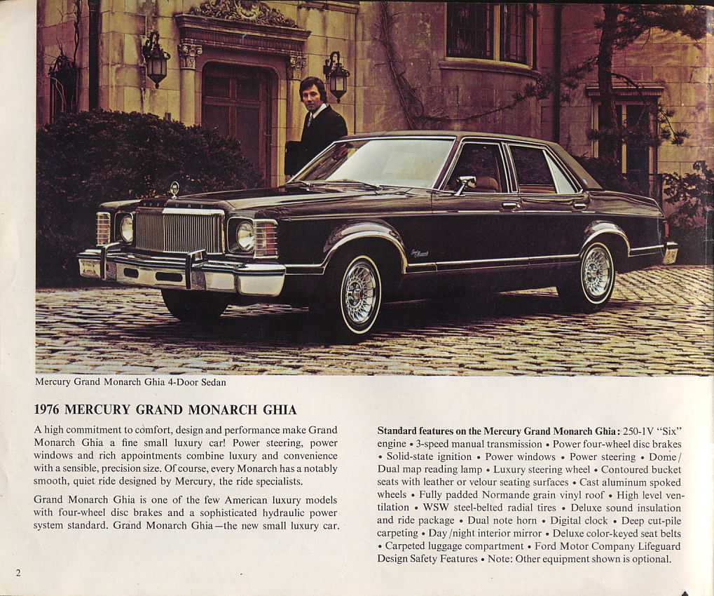 1976 Lincoln Mercury Brochure Page 11